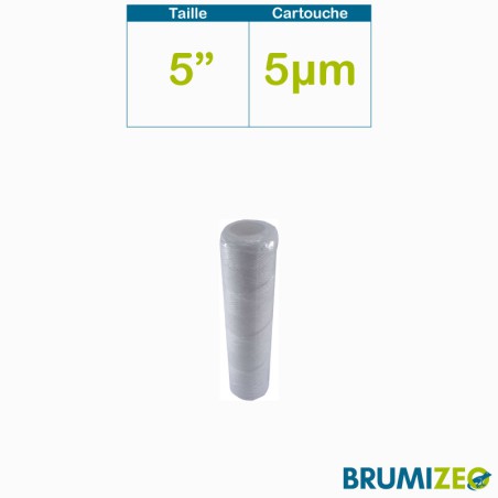 Cartouche 5µ pour BRUMIBOX (petit modèle)